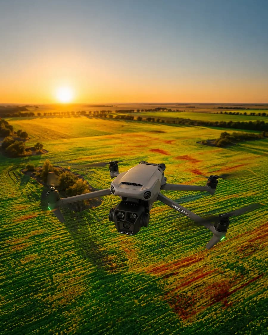 Drone agrícola DJI realizando Monitoreo y Diagnóstico en cultivos del Norte Argentino